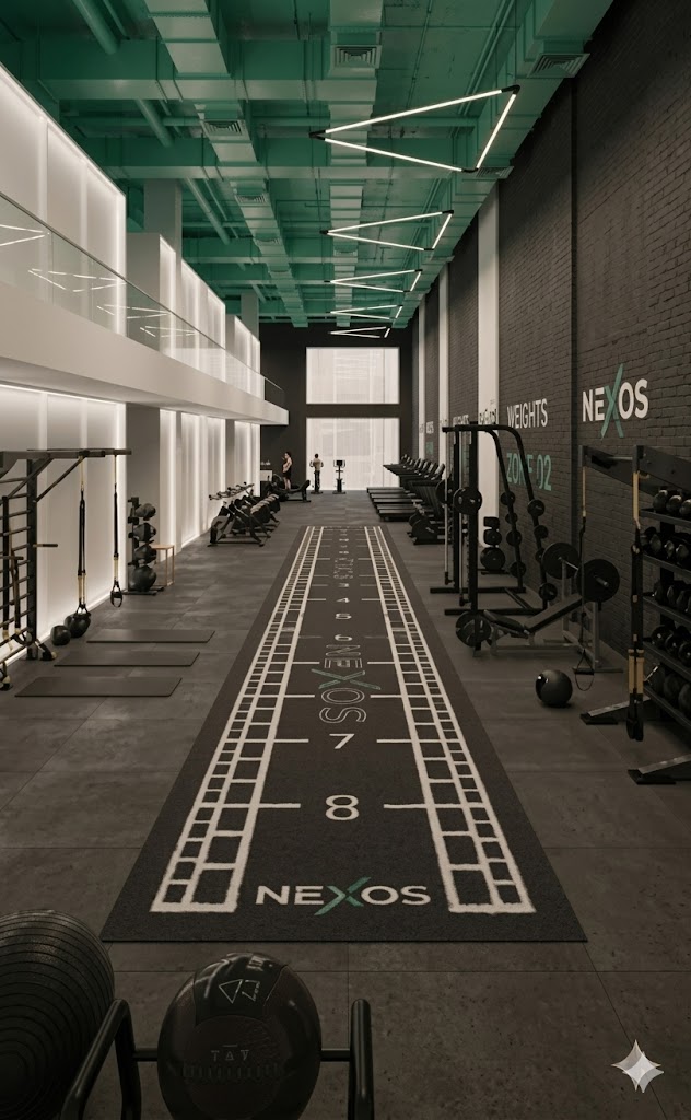 Gimnasio y zona de ejercicio NEXOS